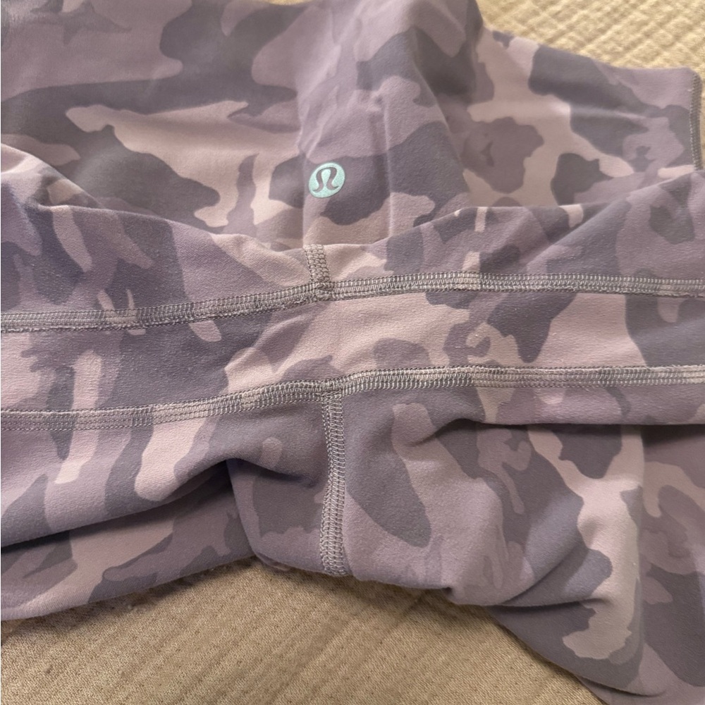lululemon athletica Purple Camo Bike Shorts - Picture 3 of 6